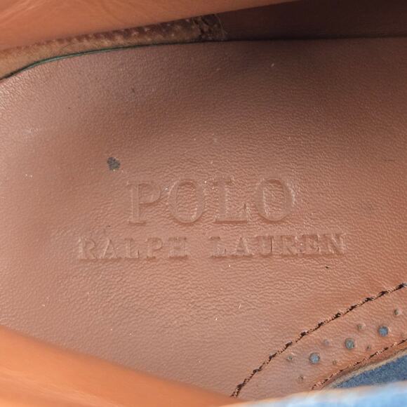 Polo Ralph Laruen Marlow Navy Suede Casual Crepe Sole Daily Chukka Boot Men 13 D - Picture 13 of 14